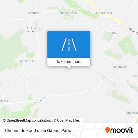 Chemin Du Fond De La Gâtine map
