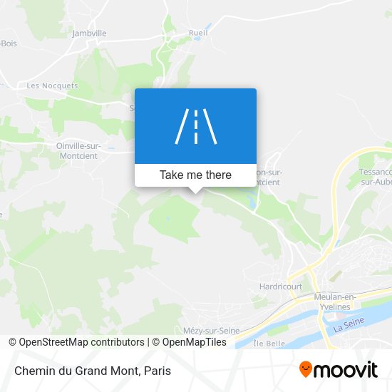 Chemin du Grand Mont map