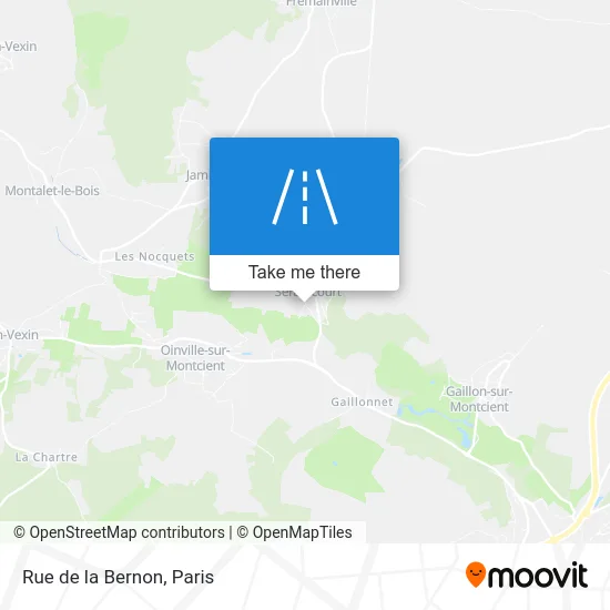 Rue de la Bernon map