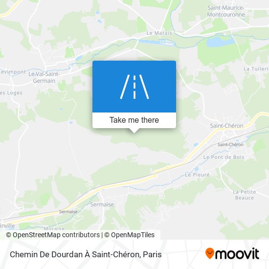 Chemin De Dourdan À Saint-Chéron map