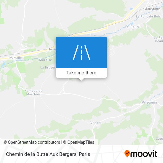 Chemin de la Butte Aux Bergers map