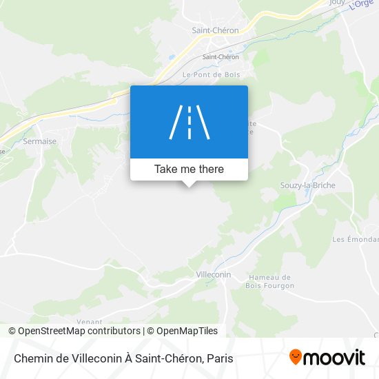 Chemin De Villeconin À Saint-Chéron map