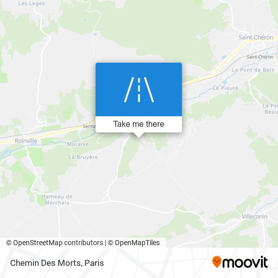 Chemin Des Morts map