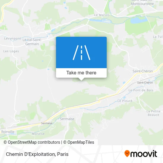 Chemin D'Exploitation map