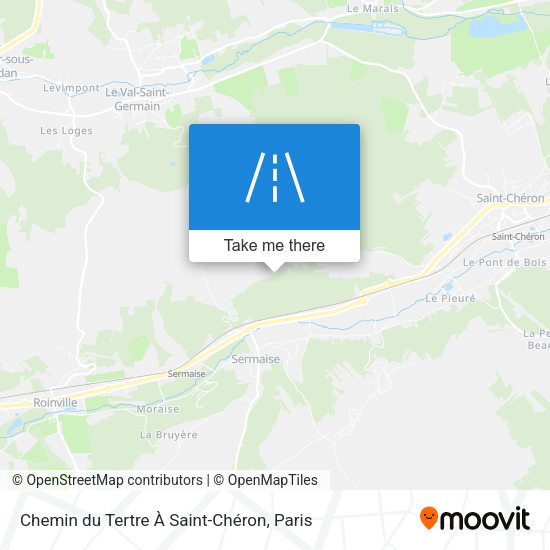 Chemin du Tertre À Saint-Chéron map