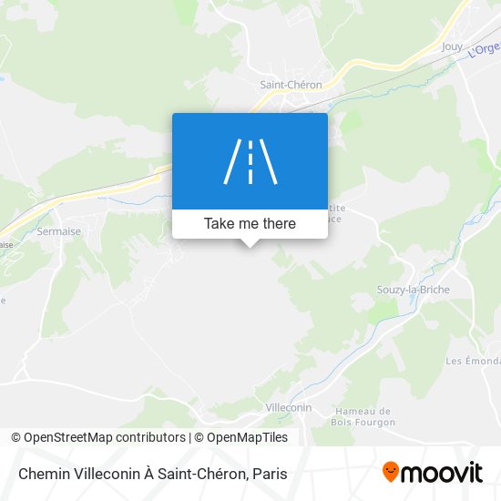Chemin Villeconin À Saint-Chéron map