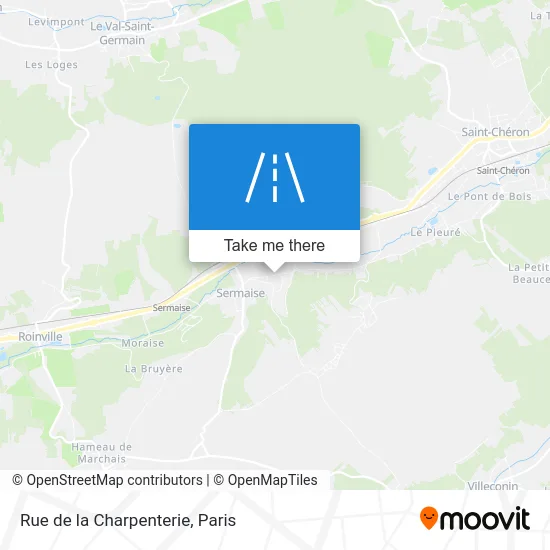 Mapa Rue de la Charpenterie