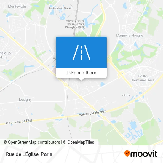 Rue de L'Église map