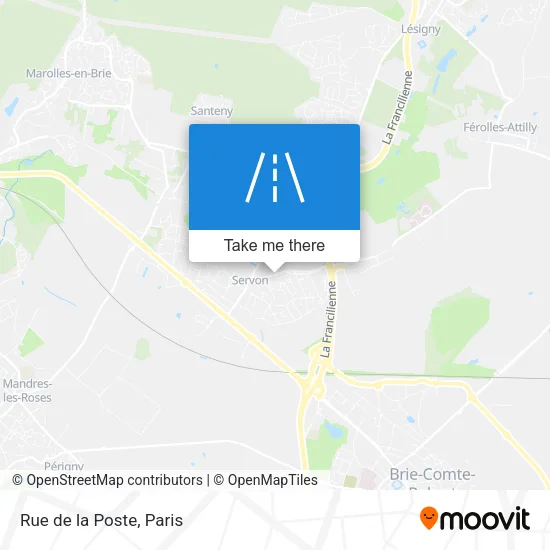 Rue de la Poste map
