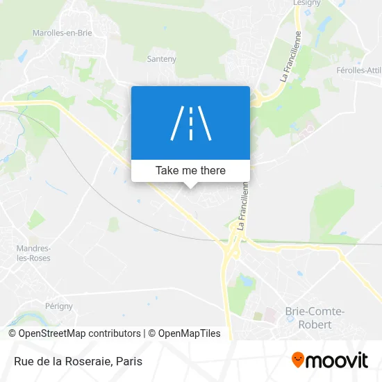 Rue de la Roseraie map