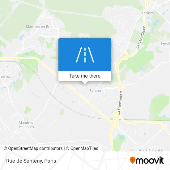 Rue de Santeny map