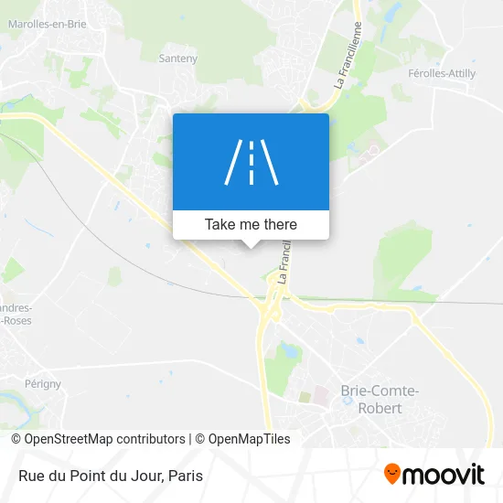 Rue du Point du Jour map