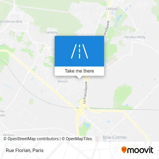 Rue Florian map