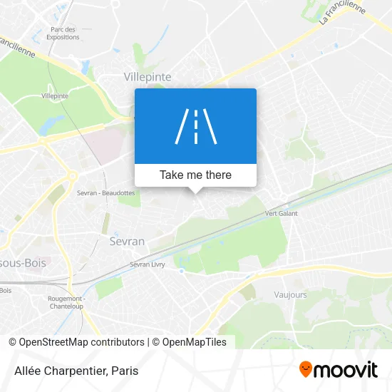 Allée Charpentier map