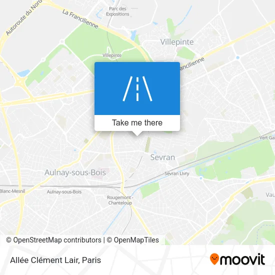 Allée Clément Lair map