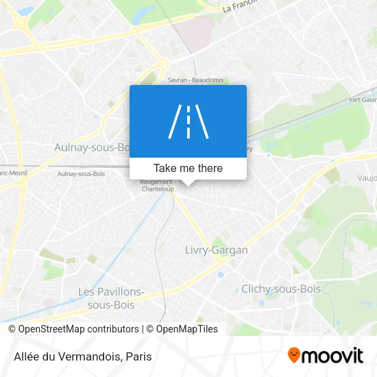 Allée du Vermandois map