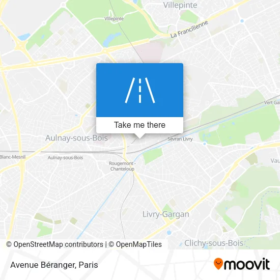 Avenue Béranger map