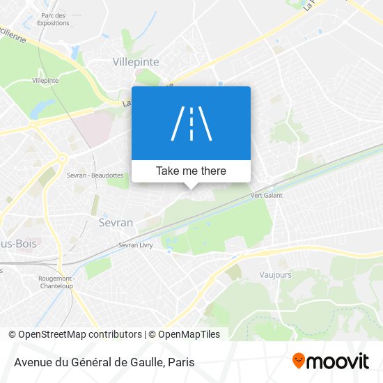 Avenue du Général de Gaulle map