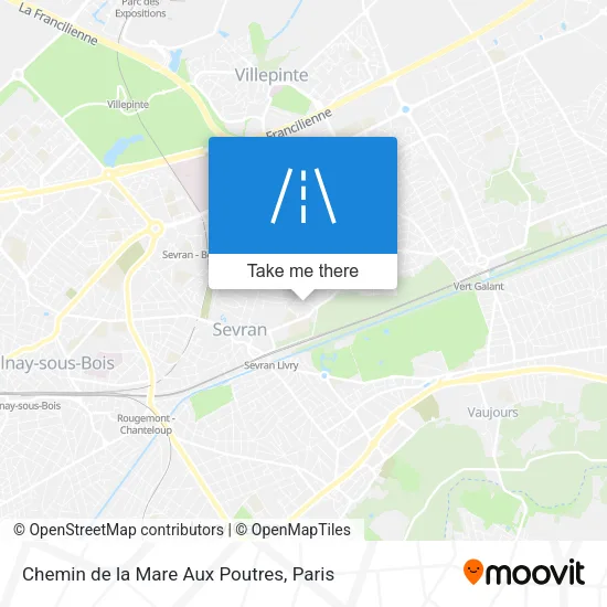 Chemin de la Mare Aux Poutres map