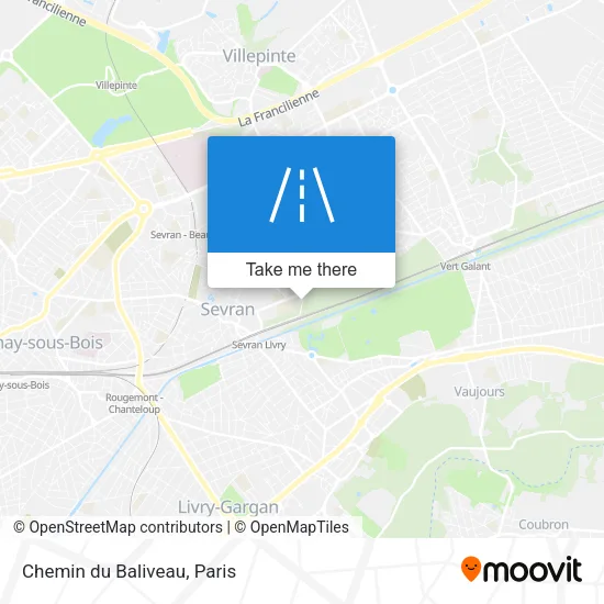 Chemin du Baliveau map