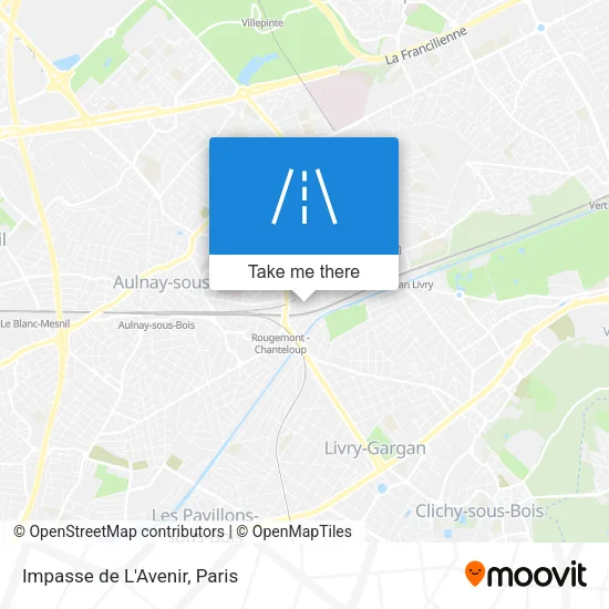 Impasse de L'Avenir map
