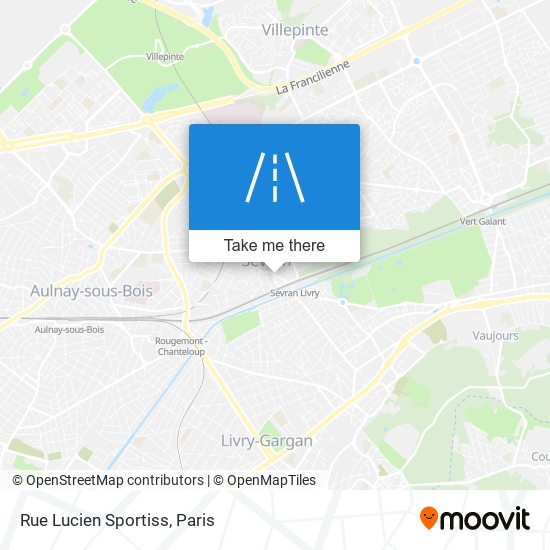 Mapa Rue Lucien Sportiss