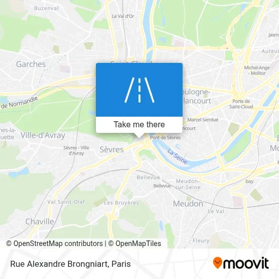 Rue Alexandre Brongniart map