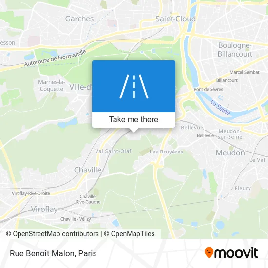 Rue Benoît Malon map