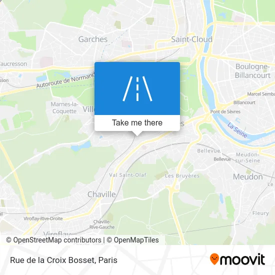 Rue de la Croix Bosset map