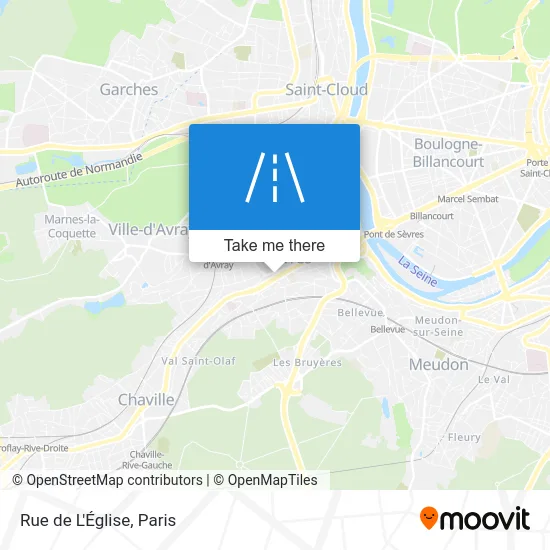 Rue de L'Église map