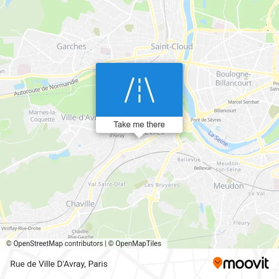 Rue de Ville D'Avray map