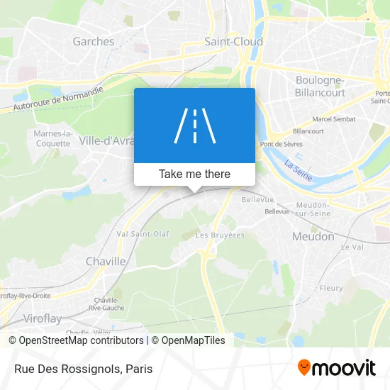 Rue Des Rossignols map