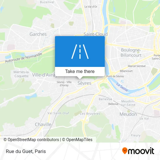 Rue du Guet map