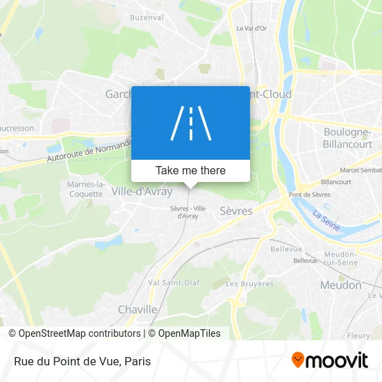 Rue du Point de Vue map
