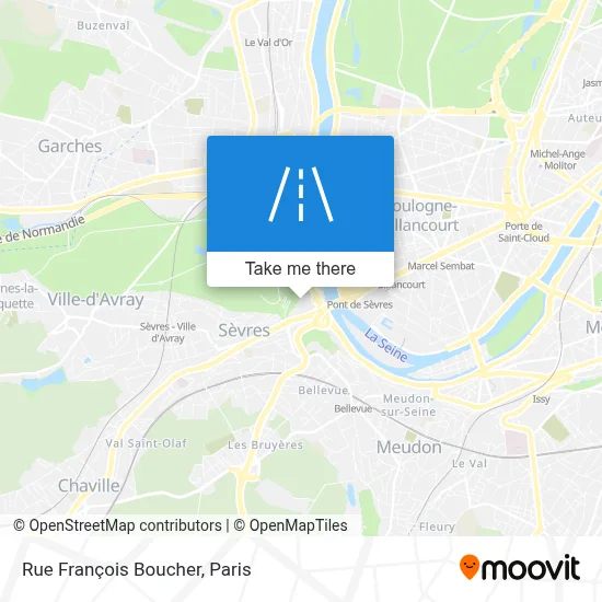 Rue François Boucher map