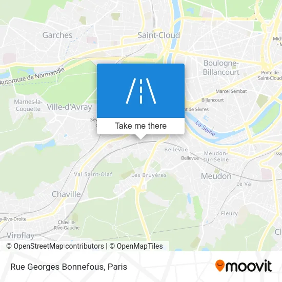 Rue Georges Bonnefous map
