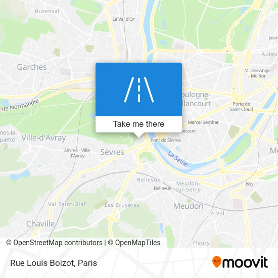Rue Louis Boizot map