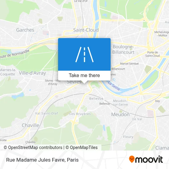 Rue Madame Jules Favre map