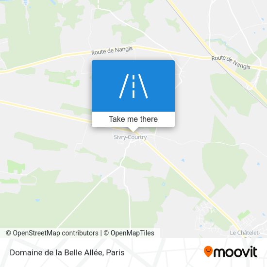 Domaine de la Belle Allée map