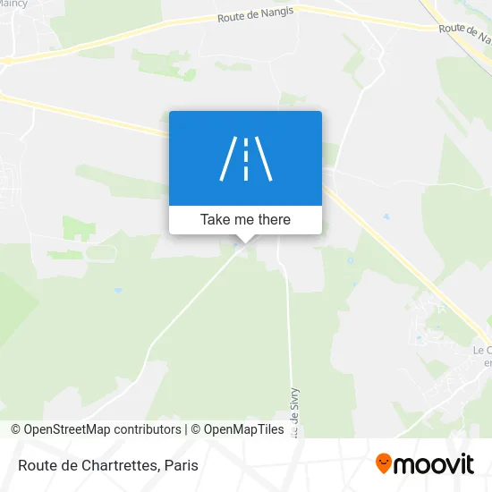 Route de Chartrettes map