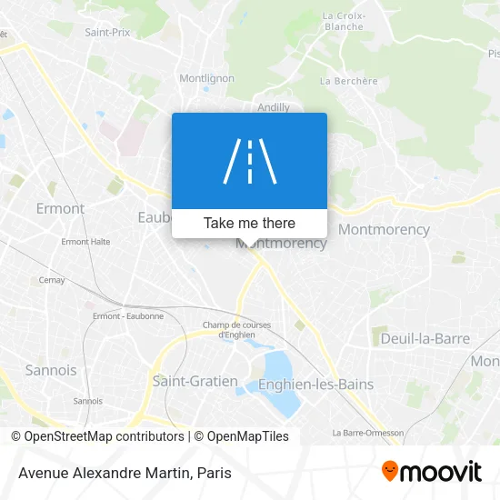 Avenue Alexandre Martin map