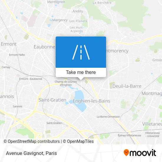 Avenue Gavignot map