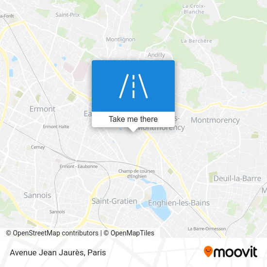 Avenue Jean Jaurès map