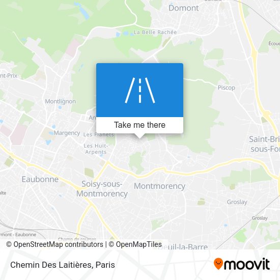 Chemin Des Laitières map