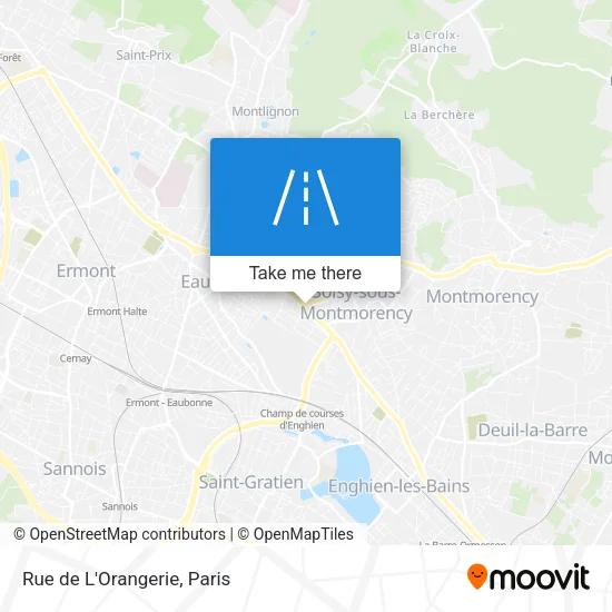 Rue de L'Orangerie map