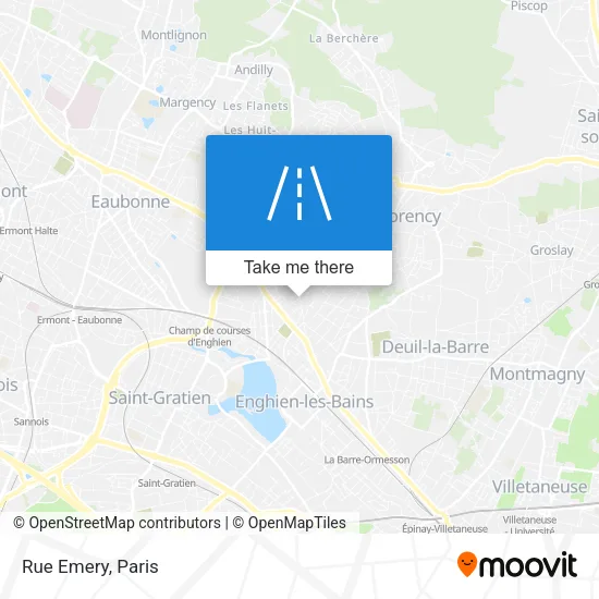 Rue Emery map