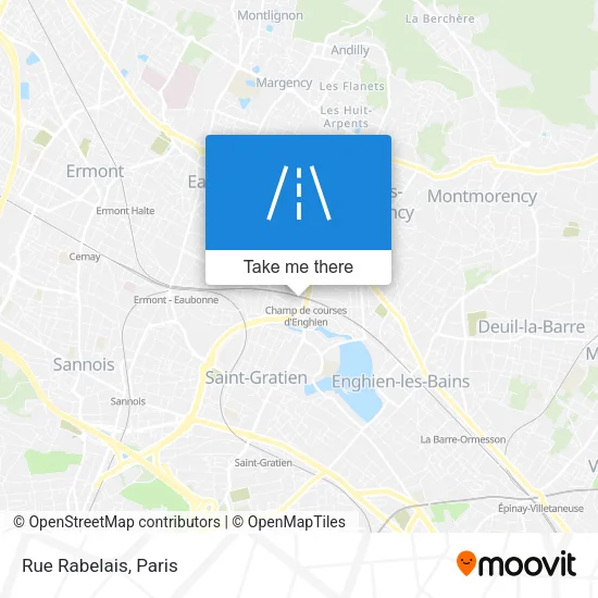 Rue Rabelais map