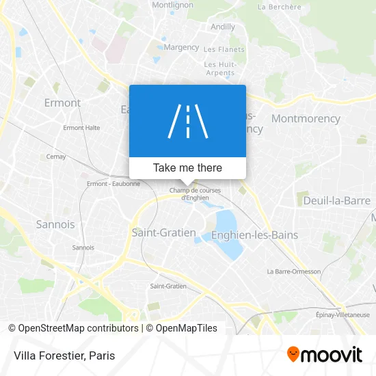 Villa Forestier map
