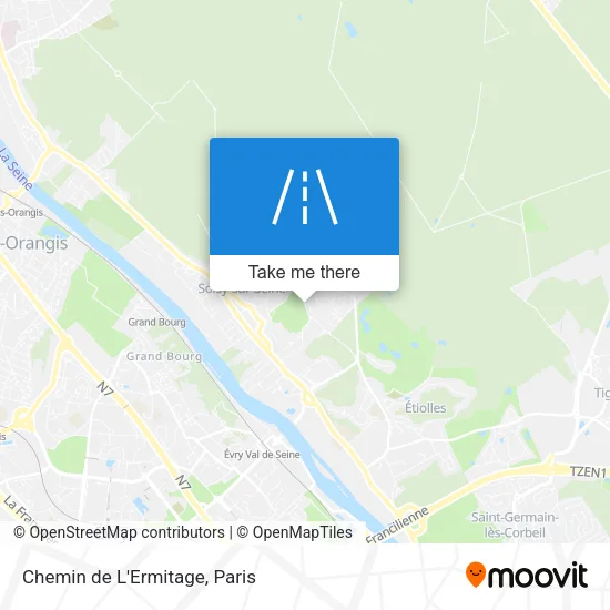 Chemin de L'Ermitage map