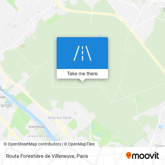 Route Forestière De Villeneuve map